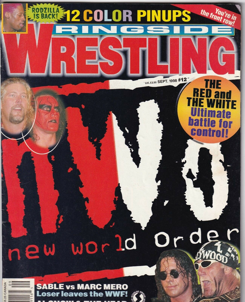 Ringside Wrestling Magazine Sting Hulk Hogan September 1998 050619nonr