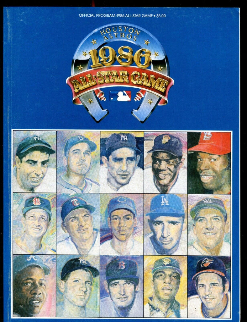 1986 Official Baseball All-Star Game Program EX 010417jhe