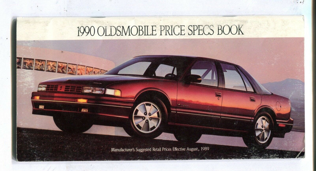 1990 Oldsmobile Price Specs Book EX 092316jhe