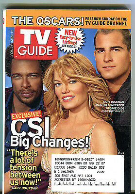 TV Guide Magazine February 27-March 5 2005 CSI The Oscars! EX 062816jhe