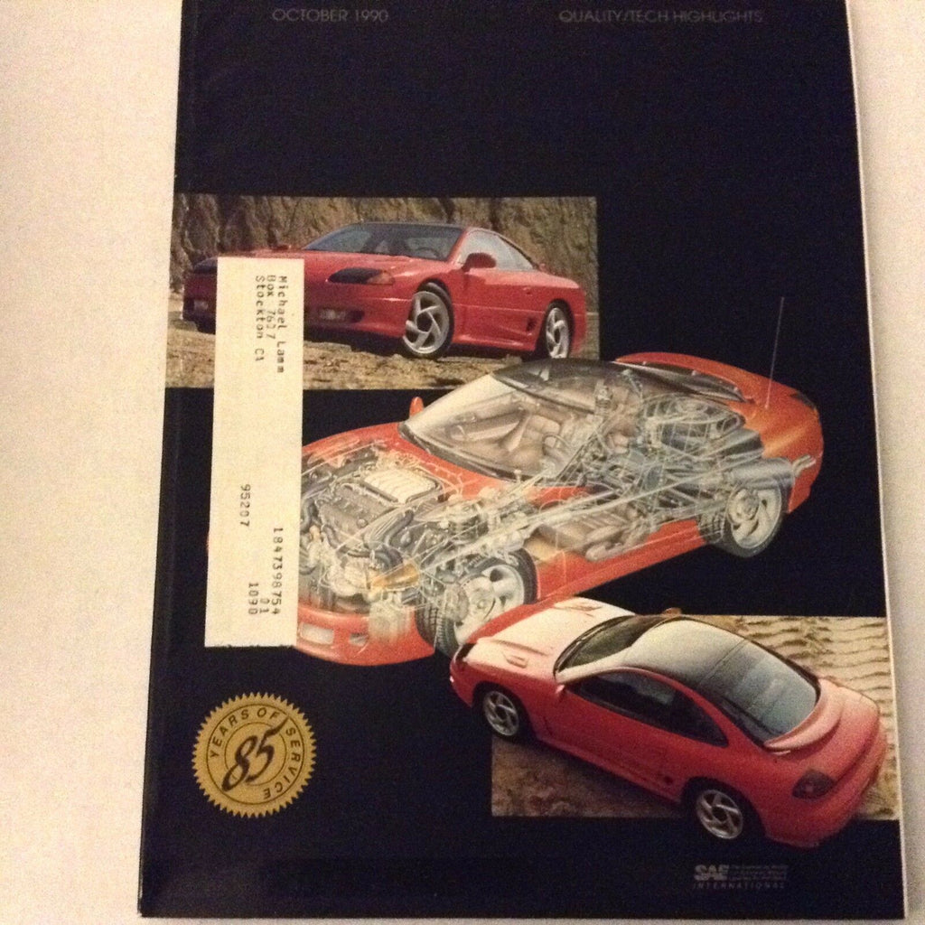 Automotive Engineering Magazine Engineer, And TQM October 1990 061517nonrh