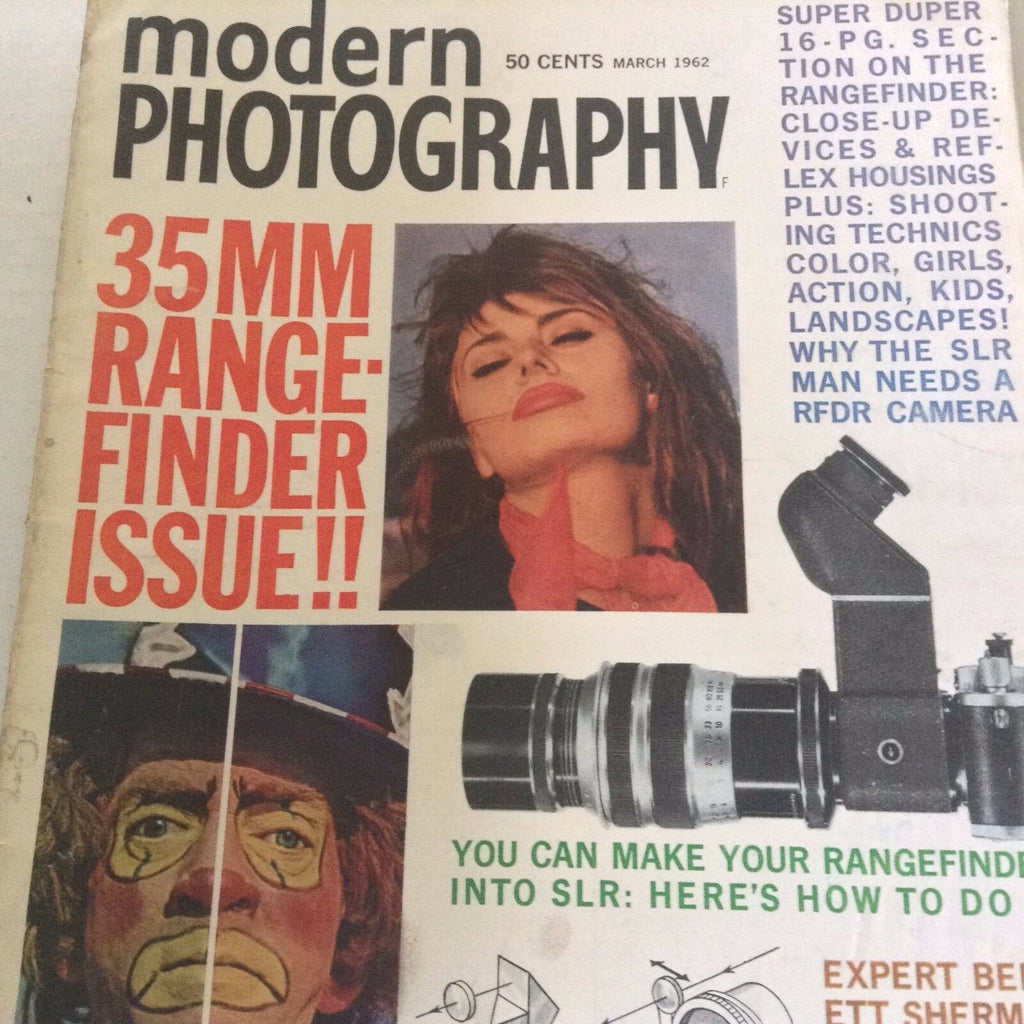 Modern Photography Magazine 35MM Rangefinder March 1962 071417nonrh