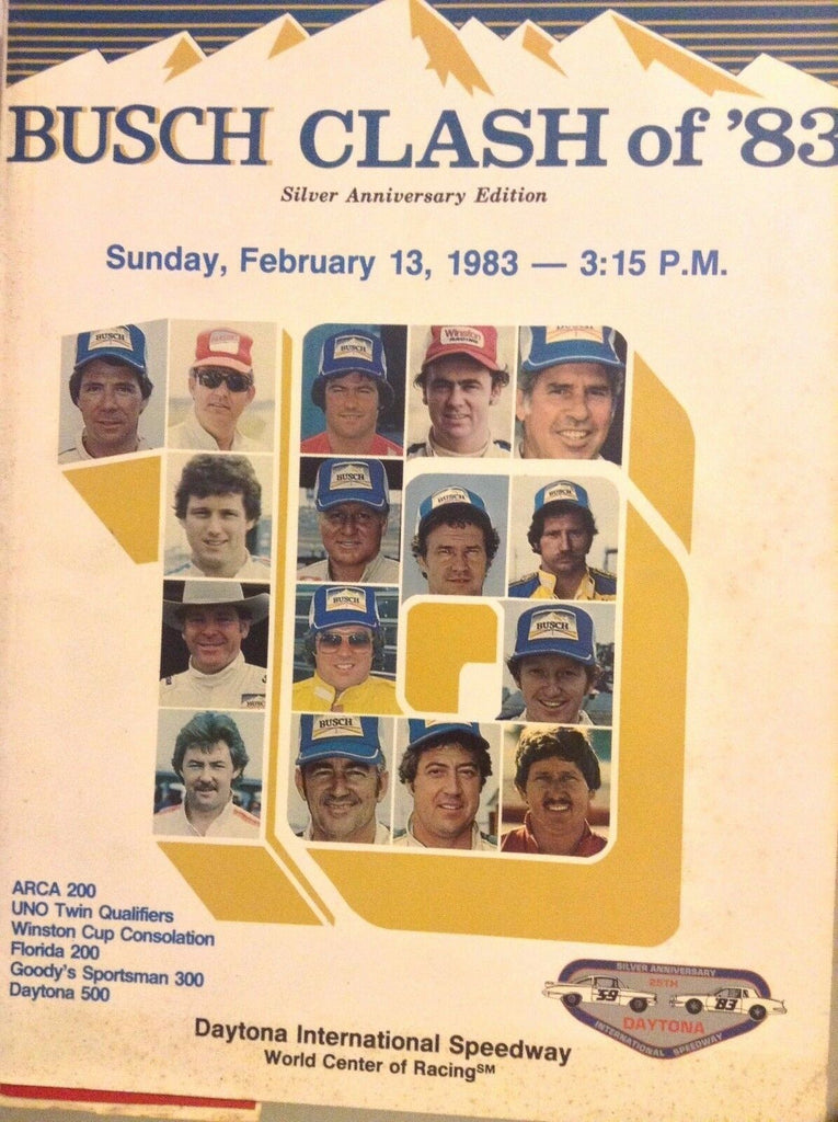 Busch Class Of '83 Magazine Uno Twin Qualifiers February 13, 1983 111717nonrh