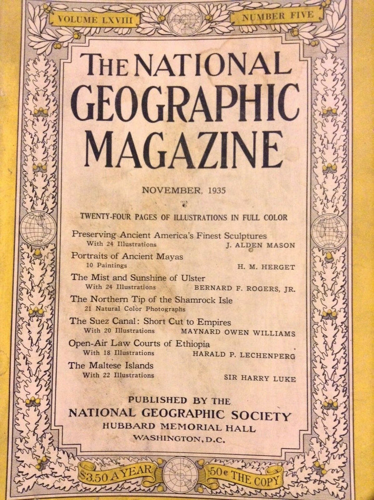National Geographic Magazine America's Finest Sculpts November 1935 052418nonrh