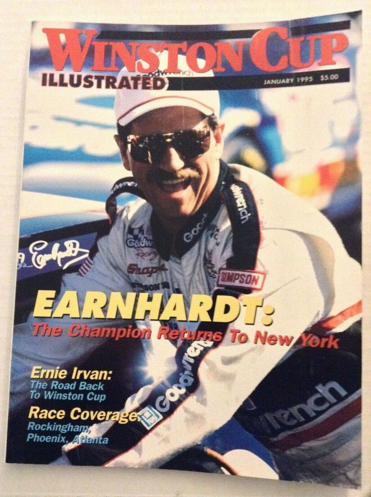 Winston Cup Illustrated Dale Earnhardt Ernie Irvan January 1995 082819nonrh