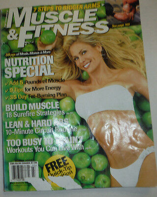 Muscle & Fitness Magazine Nutrition Special Build Muscle March 2002 031615R