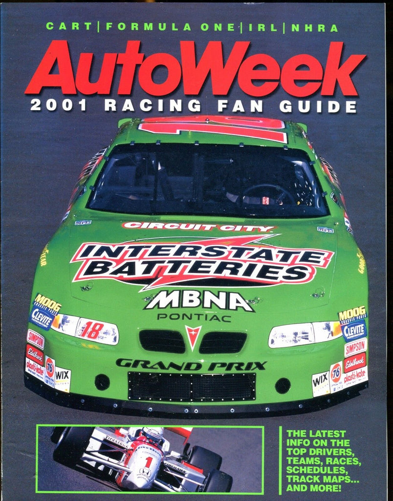 AutoWeek Magazine 2001 Racing Fan Guide EX No ML 022417nonjhe