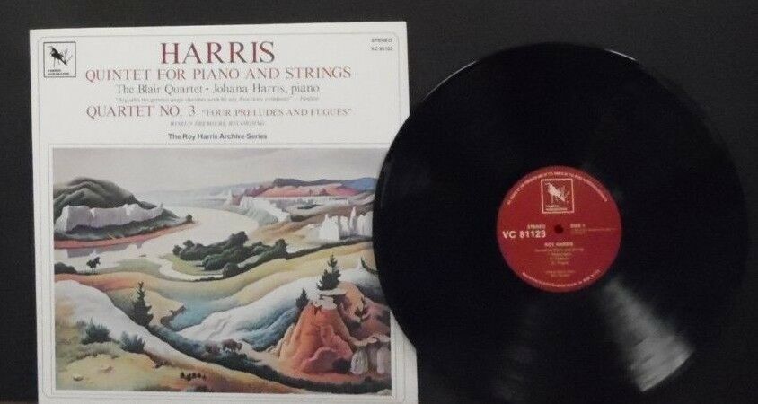 Harris Quintet for Piano and Strings Quarter #3 four preludes & Fugues 123018LLE