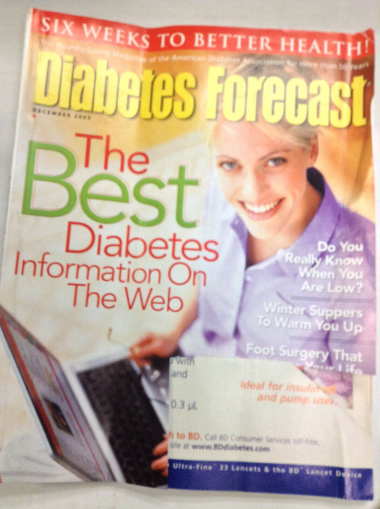 Diabetes Forecast Magazine The Best Diabetes Info December 2005 062017nonr