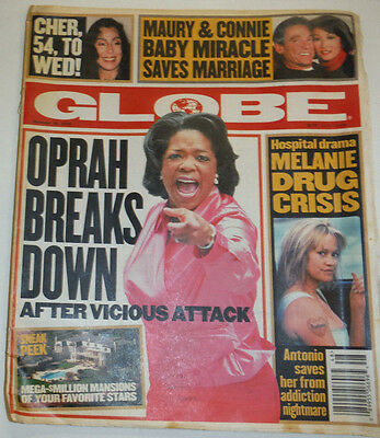 Globe Magazine Oprah Winfrey & Maury & Cher November 2000 022015r