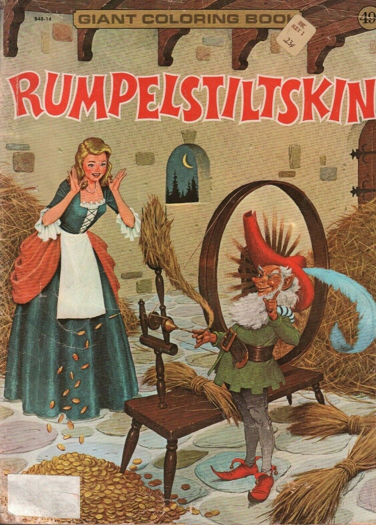 Rumplestiltskin Giant Coloring Book Unused Playmore Inc 011020AME2