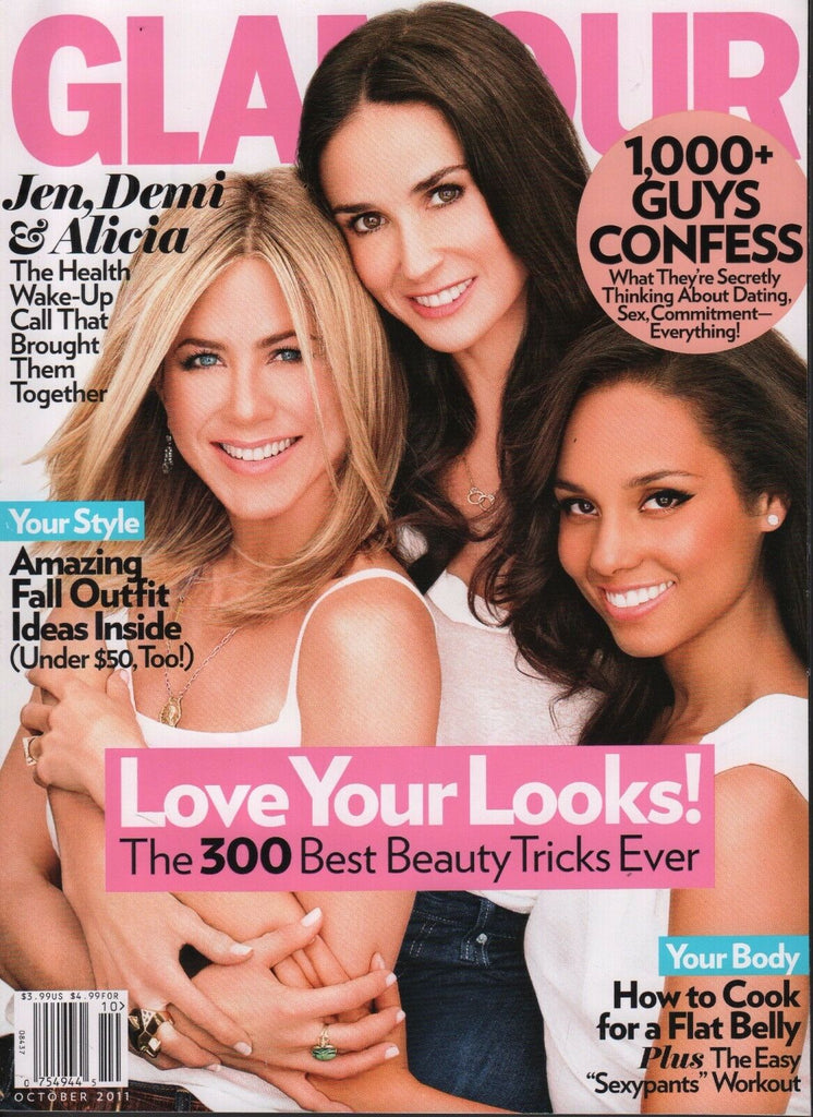 Glamour October 2011 Jennifer Aniston, Demi Moore 072117nonDBE