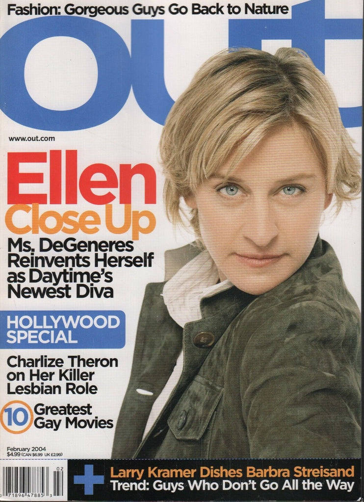 Out February 2004 Ellen Degeneres Charlize Theron Larry Kramer 060118DBF2