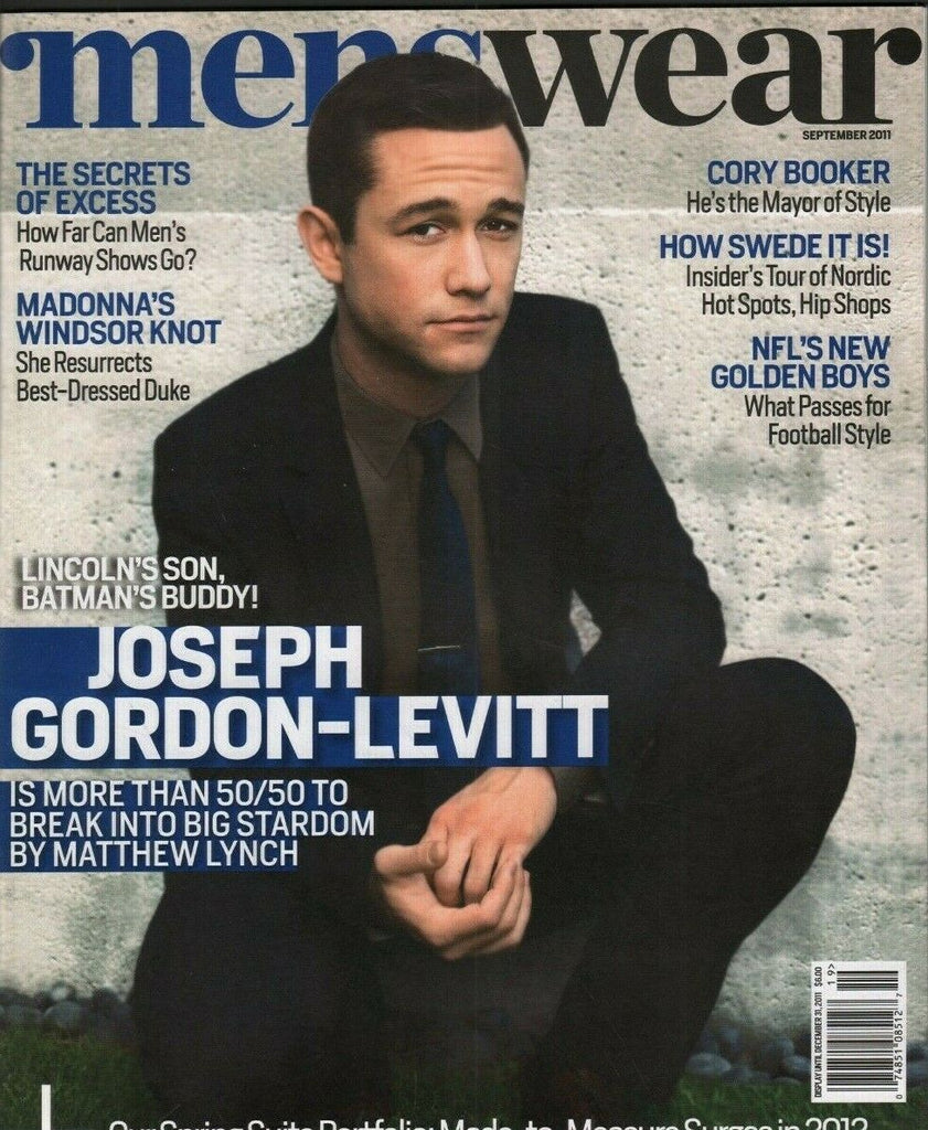 Menswear September 2011 Joseph Gordon-Levitt Cory Booker 020320DBE