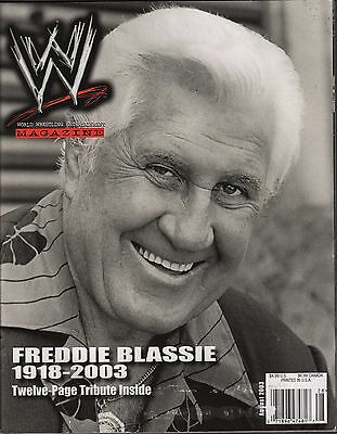 WWE Magazine August 2003 Freddie Blassie Tribute VG 011816DBE