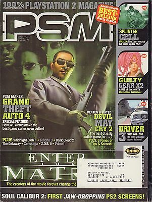 PSM March 2003 Enter the Matrix, Grand Theft Auto 4 w/ML VG 070816DBE2