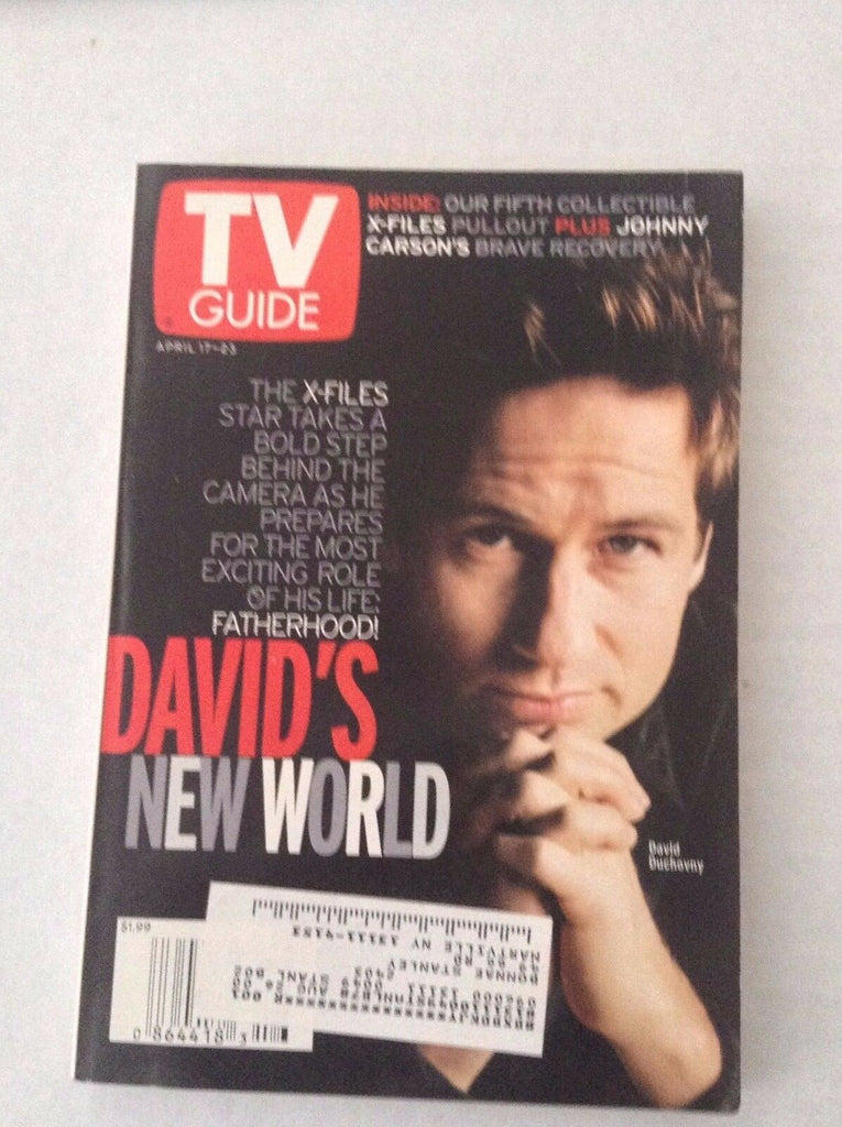Tv Guide Magazine David Duchovny April 17-23 1999 021717RH