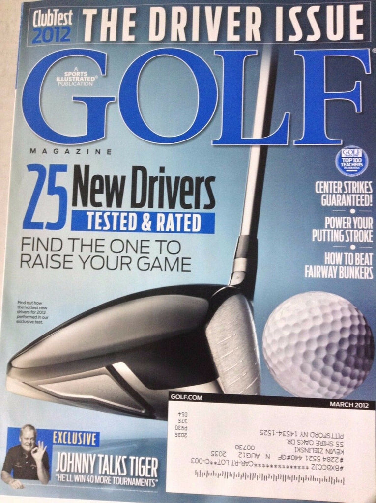 Golf Magazine 25 New Drivers Tested March 2012 082917nonrh2