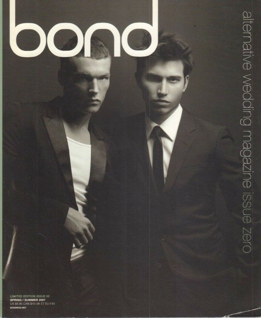 Bond Spring Summer 2007 Alternitive Wedding Magazine Issue 0 120618DBF