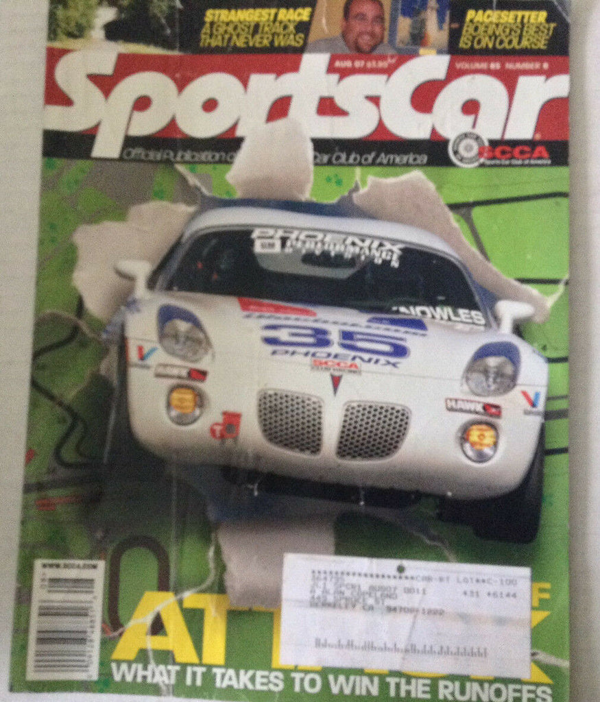 SportsCar Magazine Pacesetter Boeing's Best On Course August 2007 080717nonrh
