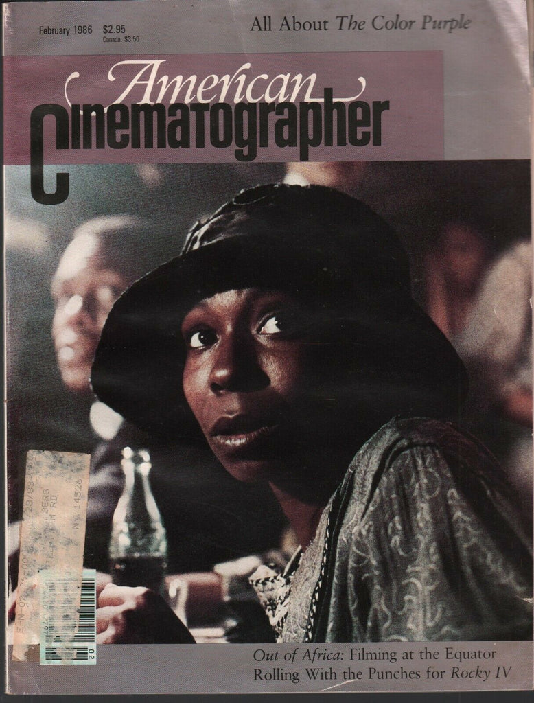 American Cinematographer February 1986 Out of Africa Rocky IV 010620AME2