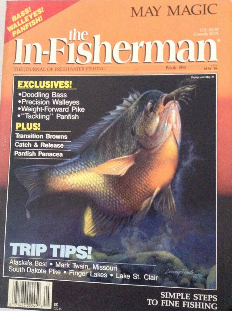 In-Fisherman Magazine Doodling Bass & Precision Walleyes May 1989 081917nonrh