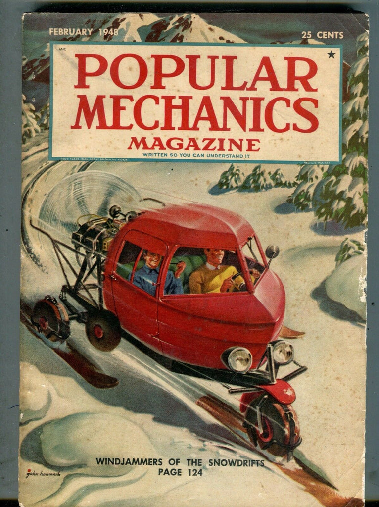 Popular Mechanics Magazine February 1948 Windjammers 063017nonjhe