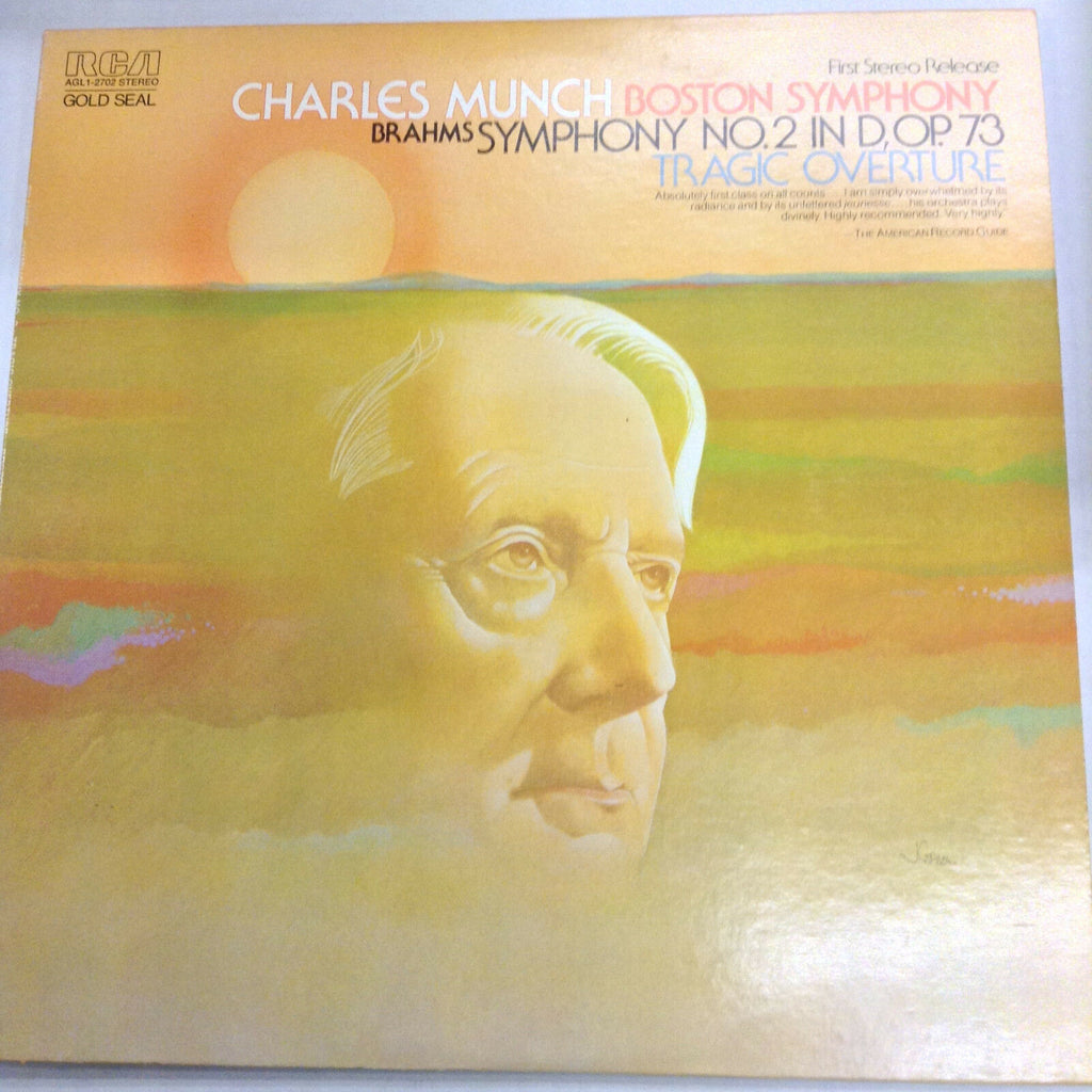 Charles Munch Boston Symphony AGL12702 RCA Gold Seal 33RPM 030817RR