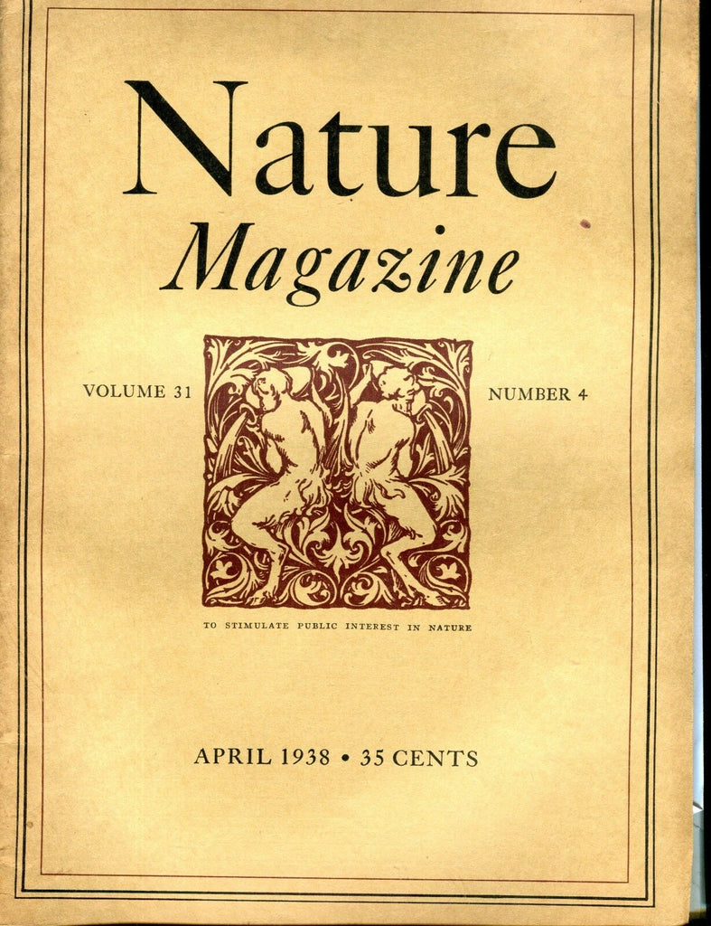 Nature Magazine April 1938 VG No ML 020817jhe