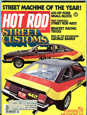 Hot Rod Magazine October 1978 Street Customs EX 072016jhe