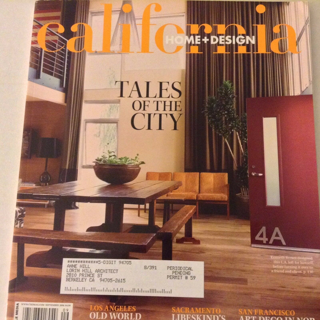 California Home + Design Magazine Tale Of The City September 2006 070817nonrh2