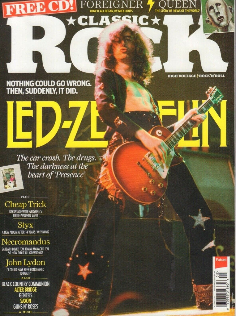 Classic Rock August 2017 Led-Zeppelin Cheap Trick John Lydon 021218DBE