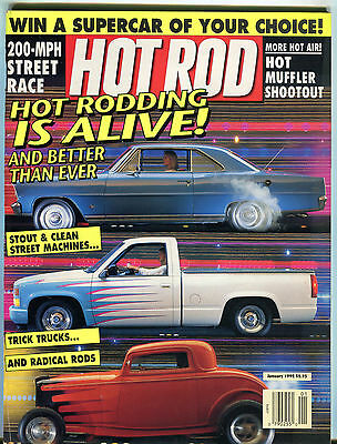 Hot Rod Magazine January 1992 Hot Rodding Is Alive! EX 022316jhe
