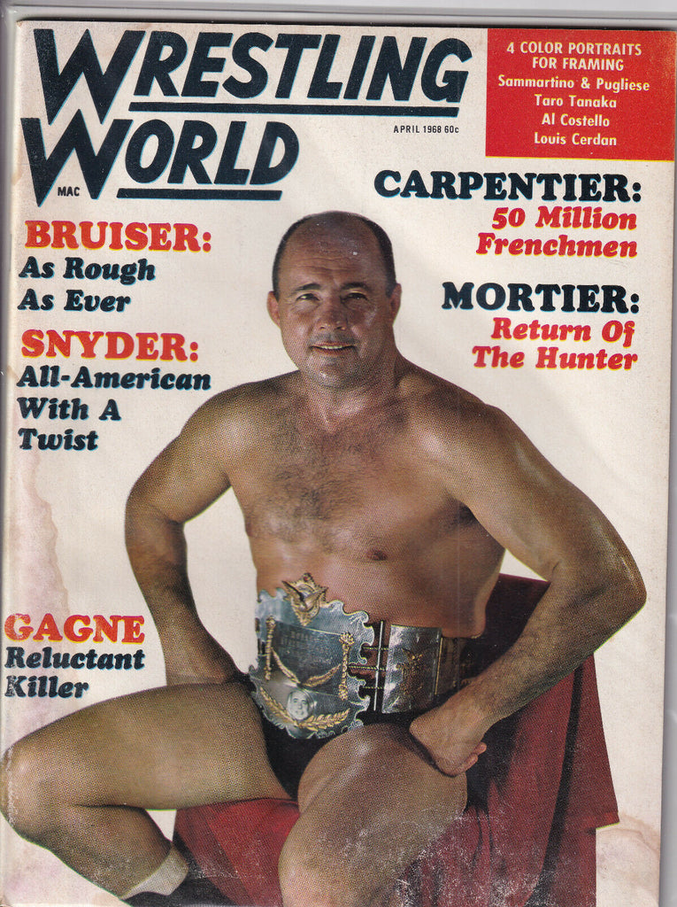 Wrestling World Verne Gagne Bruiser & Snyder April 1968 052919nonr