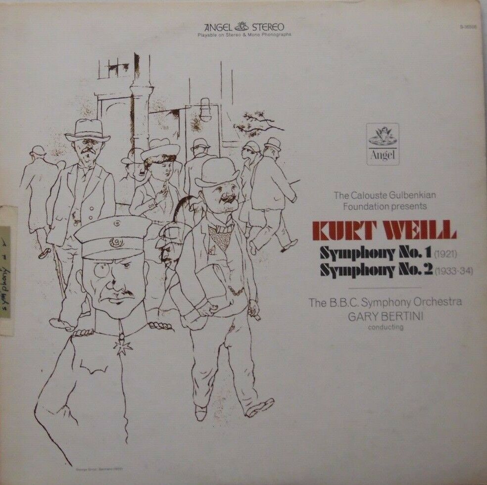 Kurt Well Sypmohone No.1 & No. 2 Gary Bertini 33RPM S-36506 092416LLE #2
