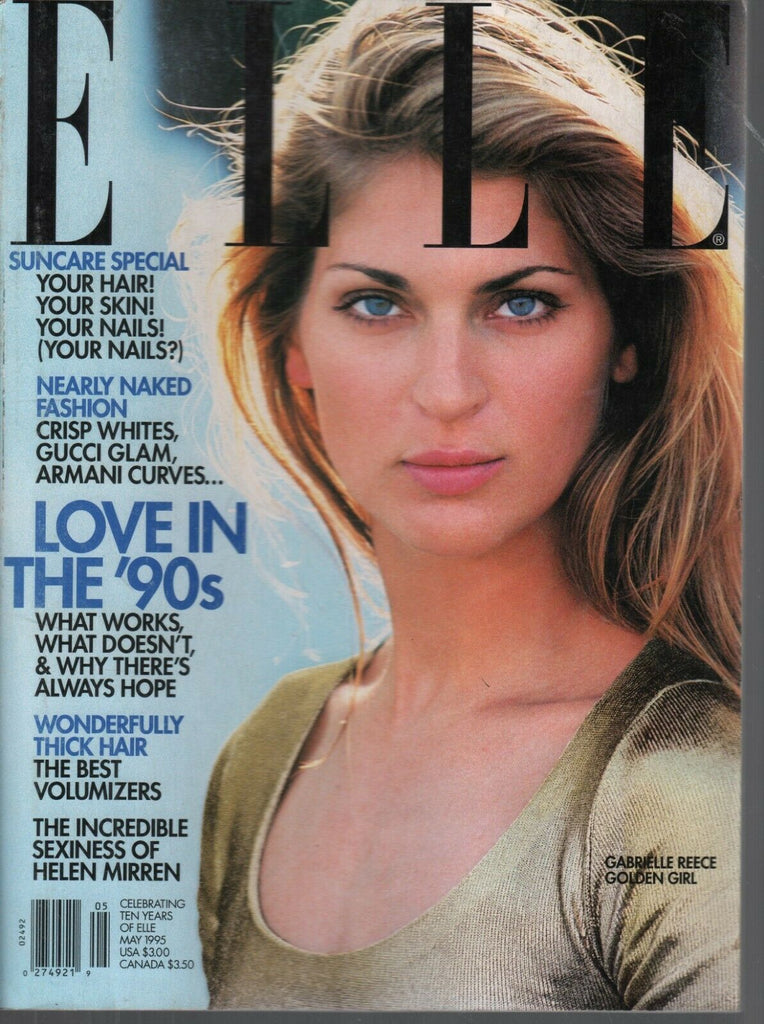 Elle Fashion Magazine May 1995 Gabrielle Reece 090919AME