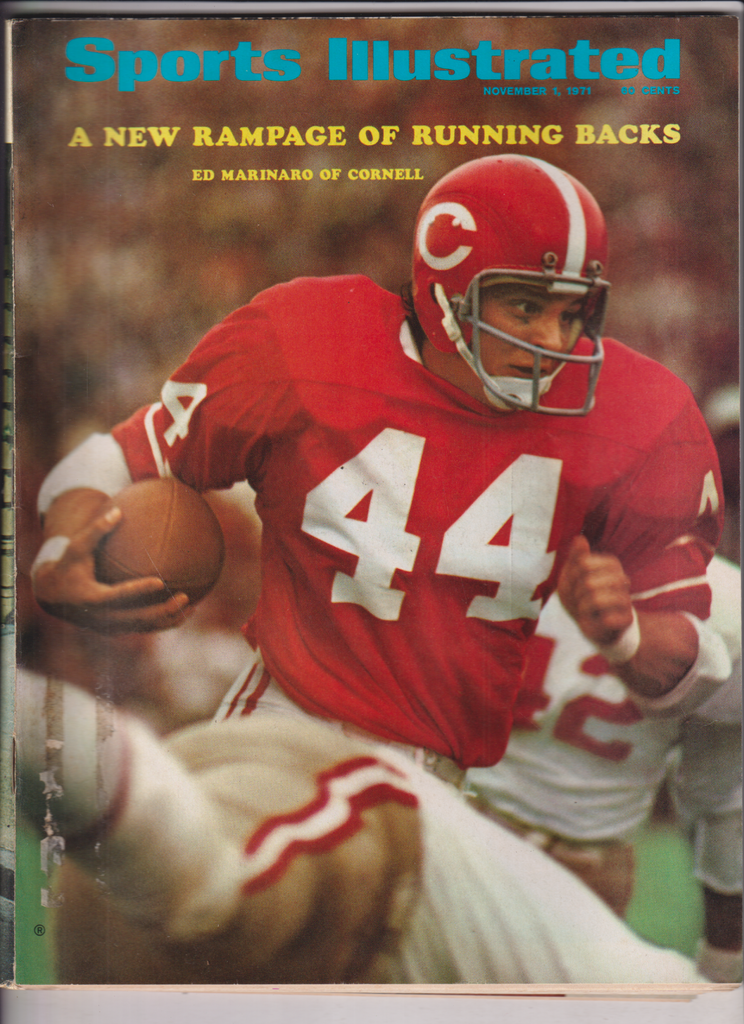 Sports Illustrated Mag Ed Marinaro Of Cornell November 1, 1971 012920nonr
