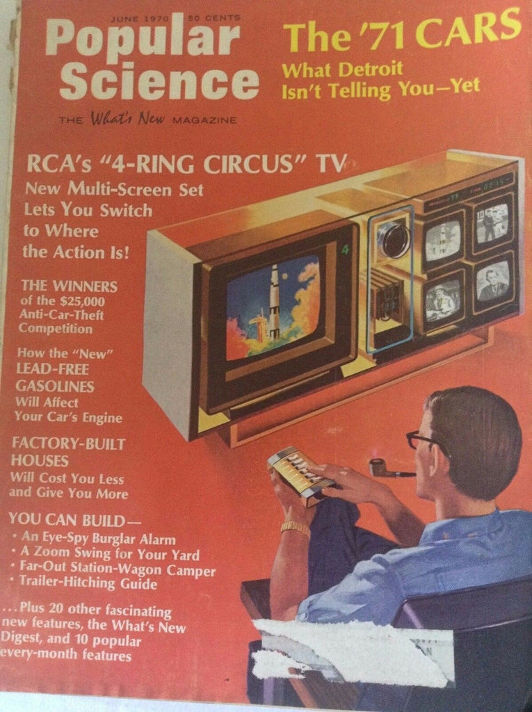 Popular Science Magazine RCA Ring Circus TV June 1970 083117nonrh