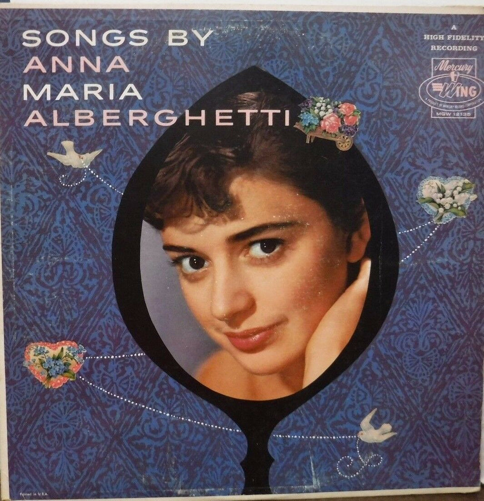 Songs by Anna Maria Alberghetti 33RPM MGW-12135 121816LLE