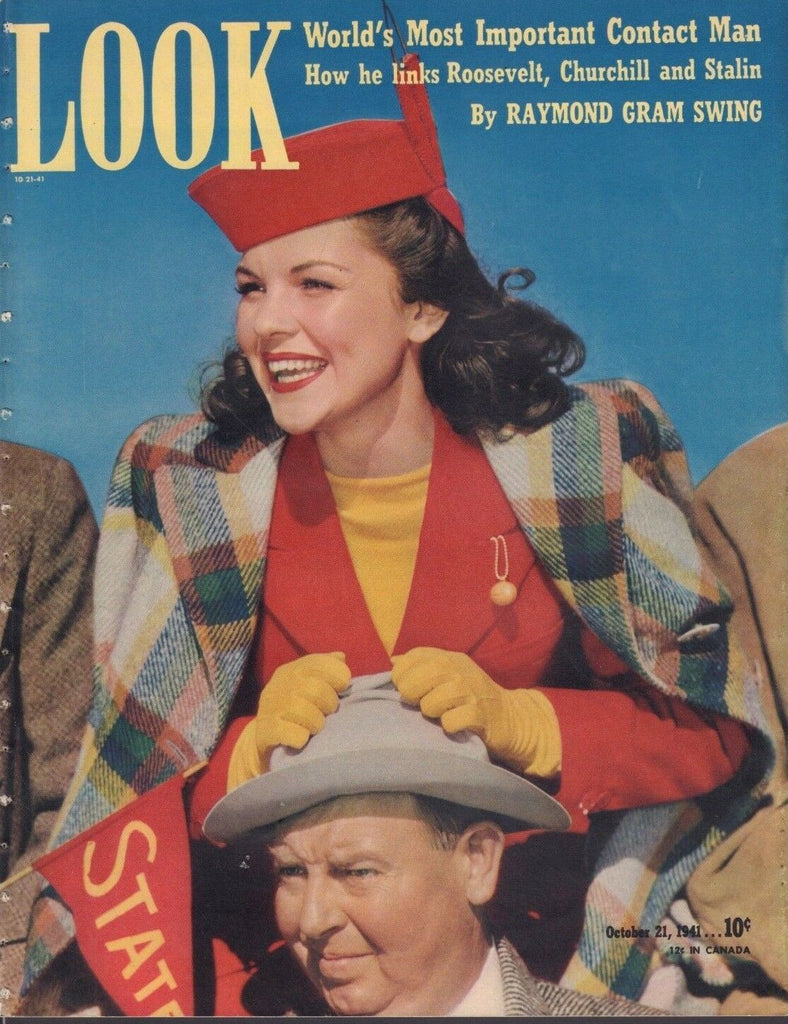 Look October 21 1941 Raymond Gram Swing Phyllis Forbes Jane Russel 010719DBE