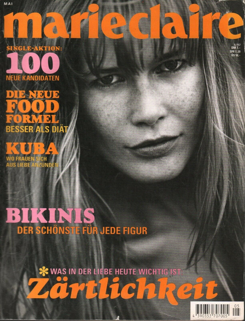 Marie Claire German Fashion Magazine May 1997 Claudia Schiffer 101320ame