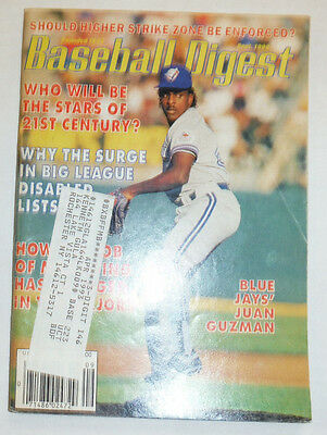 Baseball Digest Magazine Blue Jays' Juan Guzman September 1992 020315R