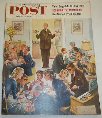Post Magazine Victor Borge Tells His Story February 1957 122814R