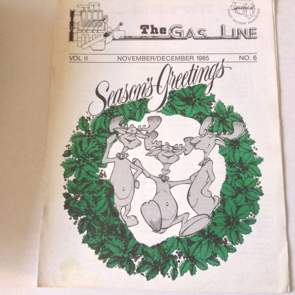 The Gas Line Magazine Season's Greetings November/December 1985 052617nonrh