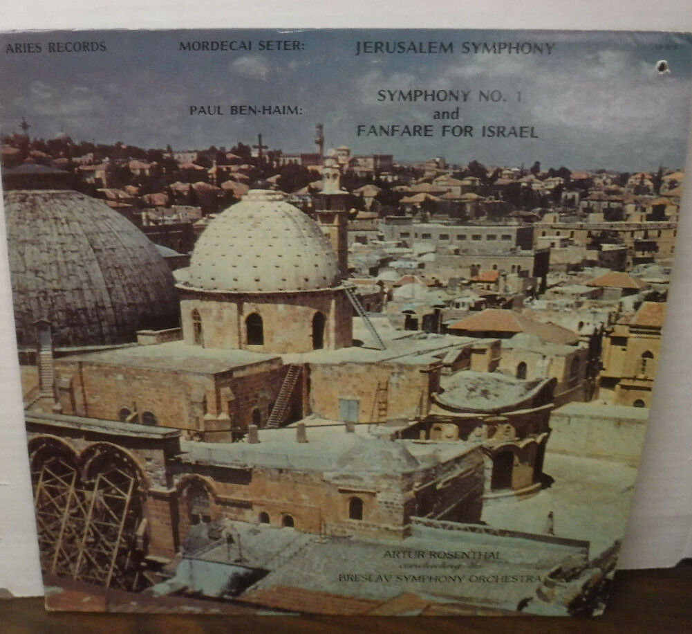 Paul Ben-Haim Symphony No 1 Artur Rosenthal vinyl LP1618 012718LLE2