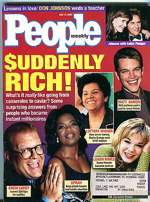 People Magazine May 17 1999 Matt Damon Drew Carey Oprah Winfrey EX 012116jhe