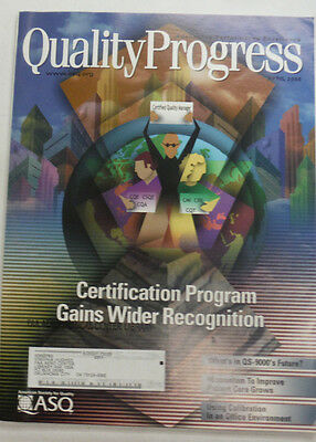 Quality Progress Magazine Certification Program April 2000 FAL 060815R3