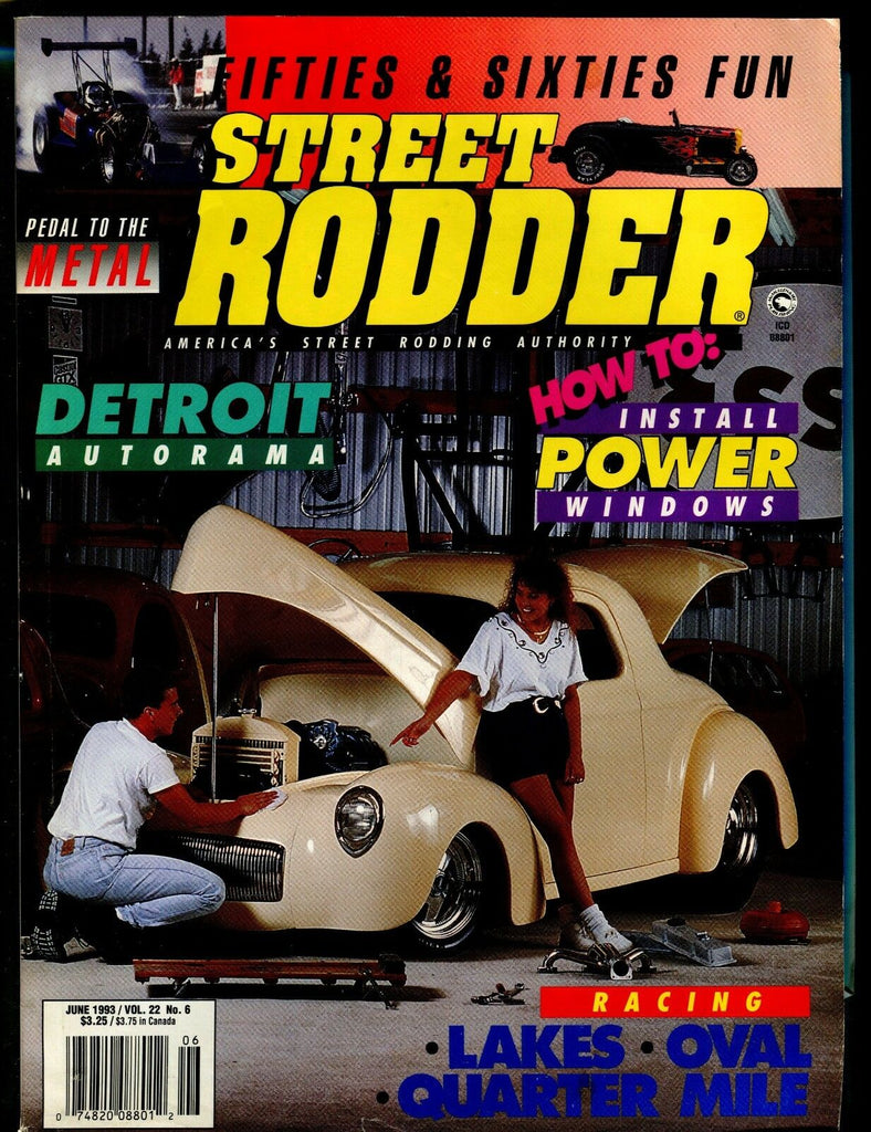 Street Rodder Magazine June 1993 Detroit AutoRama EX No ML 021817jhe