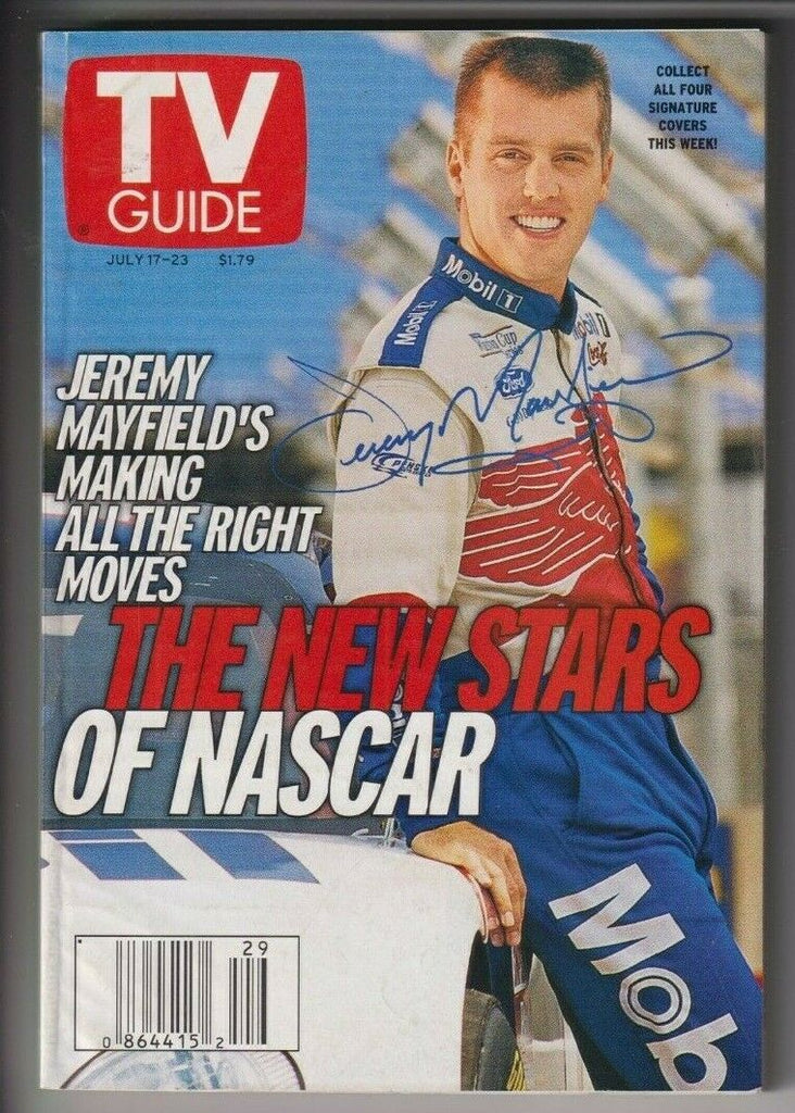Tv Guide Mag Jeremy Mayfield Nascar 1 Of 4 Covers July 17-23, 1999 110519nonr