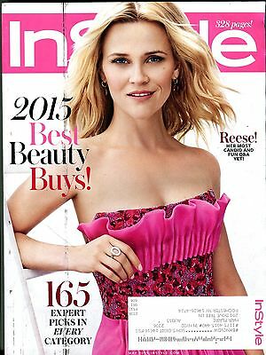 In Style Magazine May 2015 Reese Witherspoon Pink EX w/ML 090516jhe